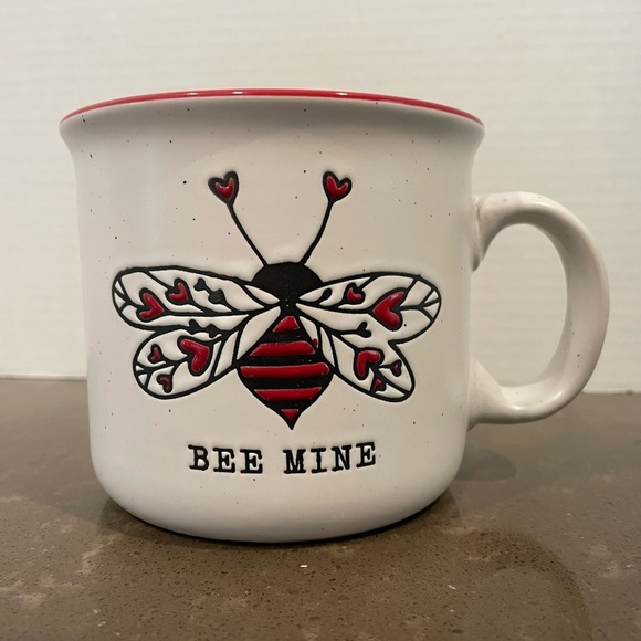 Bee Mine White and Red Mug - Picture 1 of 3